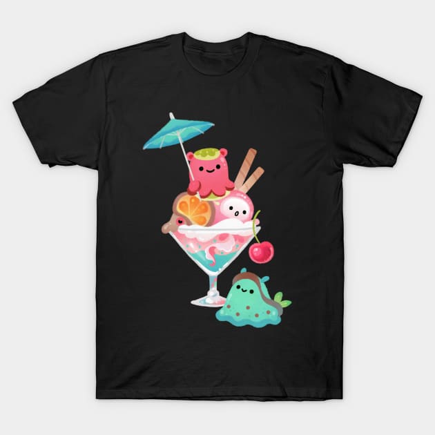 Mochi Mollusk parfait2 T-Shirt by pikaole